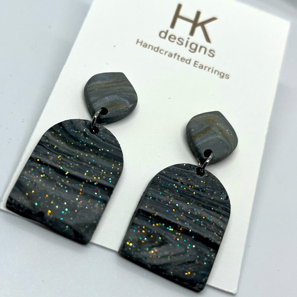NWT Handmade Clay Earrings